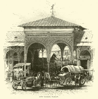 Yahudiler Pazarı, Varşova by English School