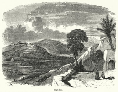 Yizreel (gravür) by English School