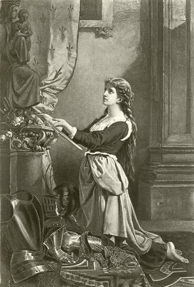 Joan of Arc (gravür) by English School