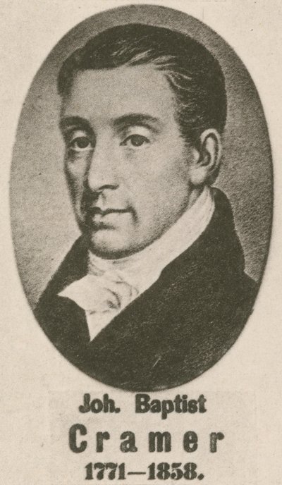 Johann Baptist Cramer (gravür) by English School