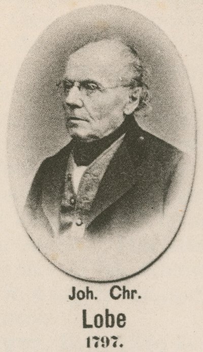 Johann Christian Lobe (gravür) by English School