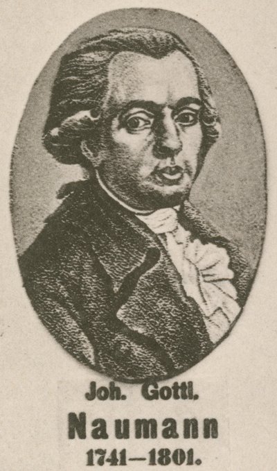 Johann Gottlieb Naumann (gravür) by English School