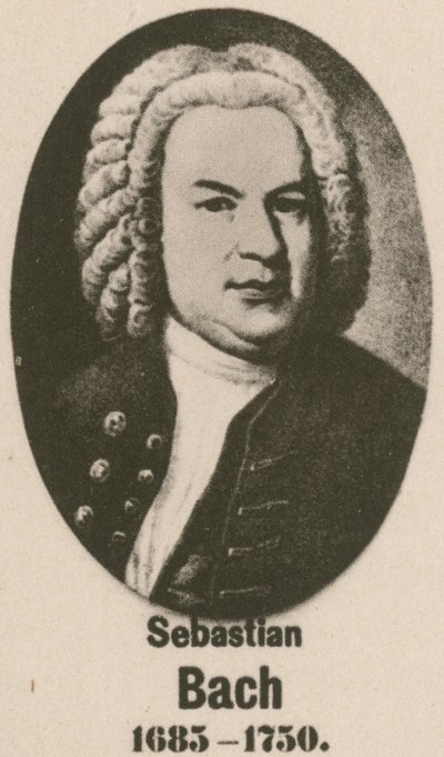 Johann Sebastian Bach (gravür) by English School