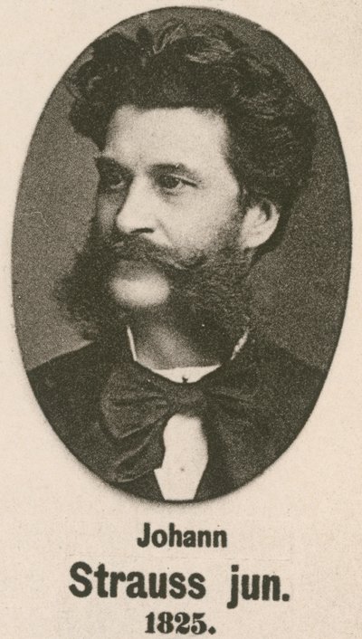 Johann Strauss Junior (gravür) by English School