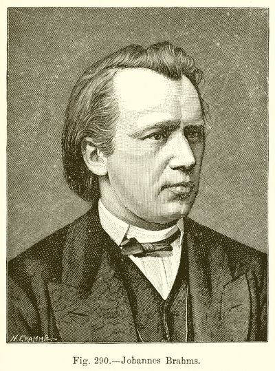 Johannes Brahms by English School