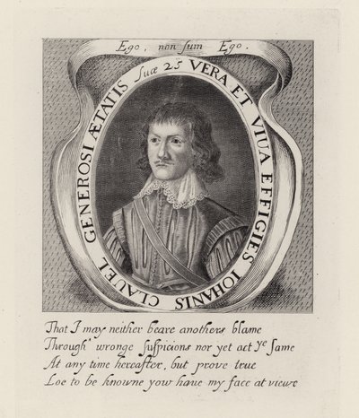 John Clavel (gravür) by English School