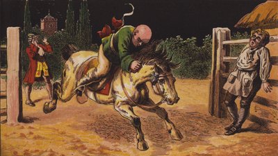 John Gilpin (renkli taş) by English School