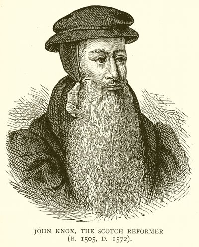 John Knox, İskoç Reformcusu (D. 1505, Ö. 1572) by English School