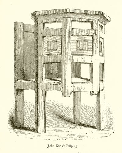 John Knoxs Minber by English School