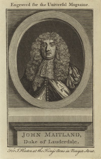 John Maitland, Lauderdale Dükü by English School