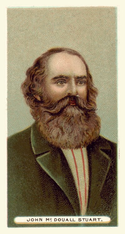 John McDouall Stuart (chromolitho) by English School