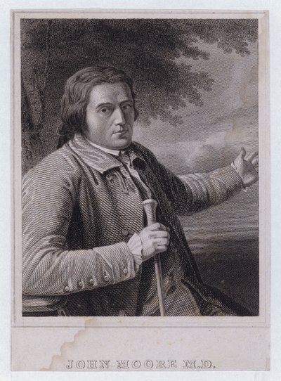 John Moore, İskoç doktor (gravür) by English School