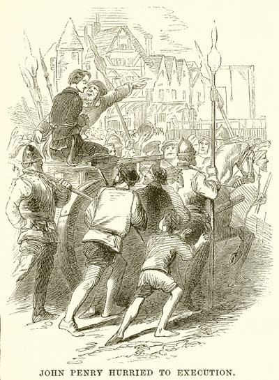 John Penry idam için acele etti by English School