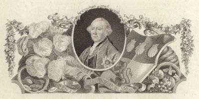 John Russell, 4 Bedford Dükü, İngiliz politikacı (gravür) by English School