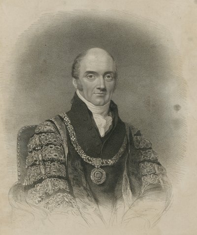 John Thomas Thorp, 1815 yılında Londra Belediye Başkanı by English School