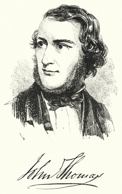John Thomas, ünlü heykeltıraş ve modelleyici (gravür) by English School
