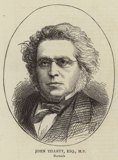 John Tillett, Esquire, MP (gravür) by English School