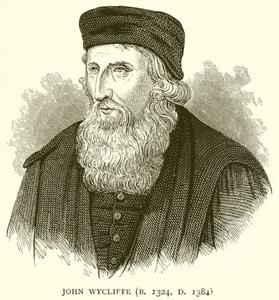 John Wycliffe (D. 1324, Ö. 1384) by English School