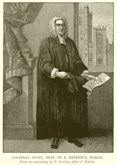 Jonathan Swift, S. Patricks, Dublin Dekanı by English School
