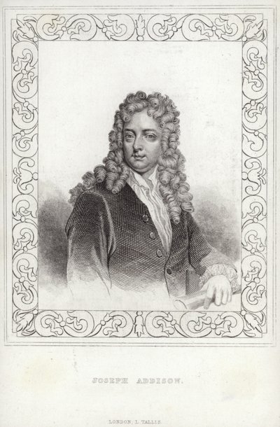 Joseph Addison, İngiliz yazar ve politikacı by English School