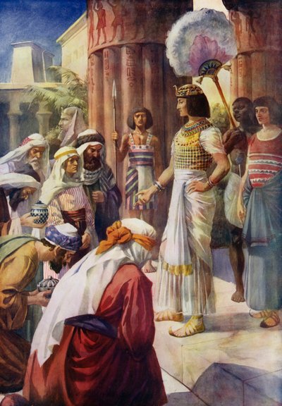 Yusuf ve Kardeşleri (renkli taş baskı) by English School