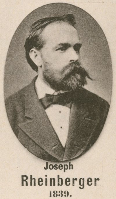 Joseph Rheinberger (gravür) by English School