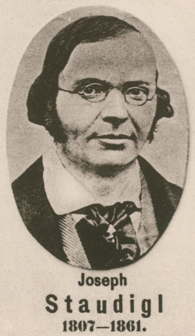 Joseph Staudgl (gravür) by English School