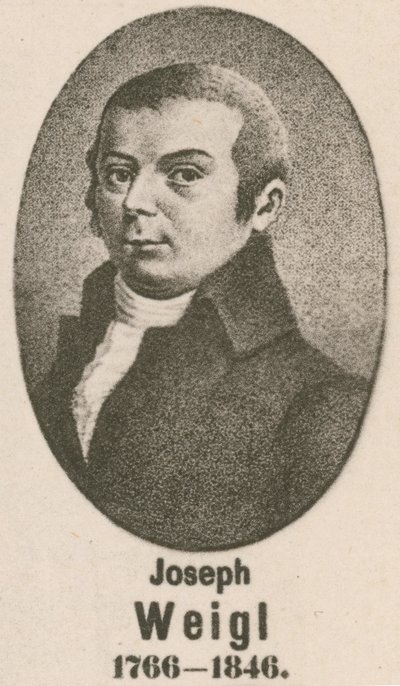 Joseph Weigl (gravür) by English School