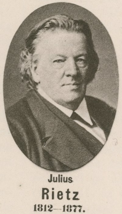 Julius Rietz (gravür) by English School