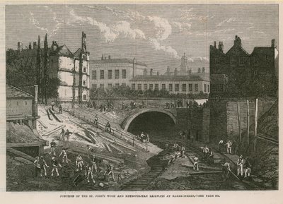 St Johns Wood ve Metropolitan Demiryolları Kavşağı by English School