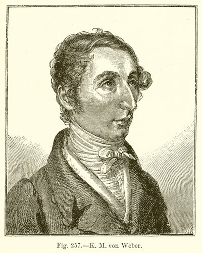 K.M. Von Weber by English School