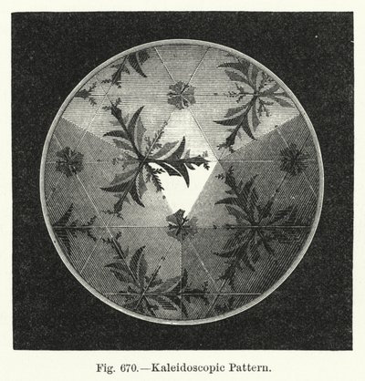Kaleydoskopik Desen (gravür) by English School