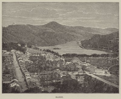 Kandy (gravür) by English School