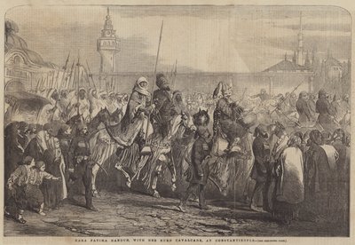 Kara Fatima Hanun, Kürt Süvarileri ile Konstantinopolis