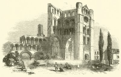 Kelso Manastırı (gravür) by English School