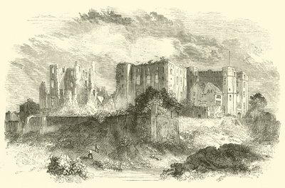 Kenilworth Kalesi (gravür) by English School