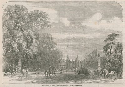 Kensington Bahçeleri, Coalbrookdale Kapıları, Rotten Row, Londra by English School