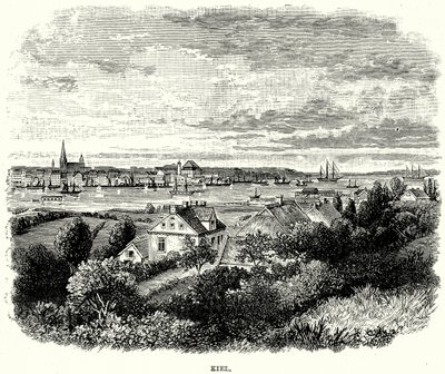 Kiel (gravür) by English School