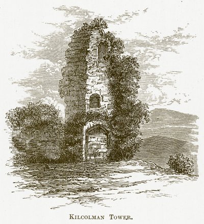 Kilcolman Kulesi (gravür) by English School
