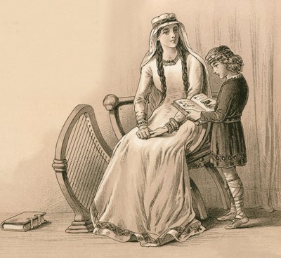 Kral Alfred ve üvey annesi by English School