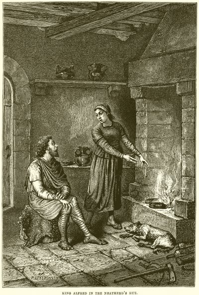 Neatherds Kulübesinde Kral Alfred by English School