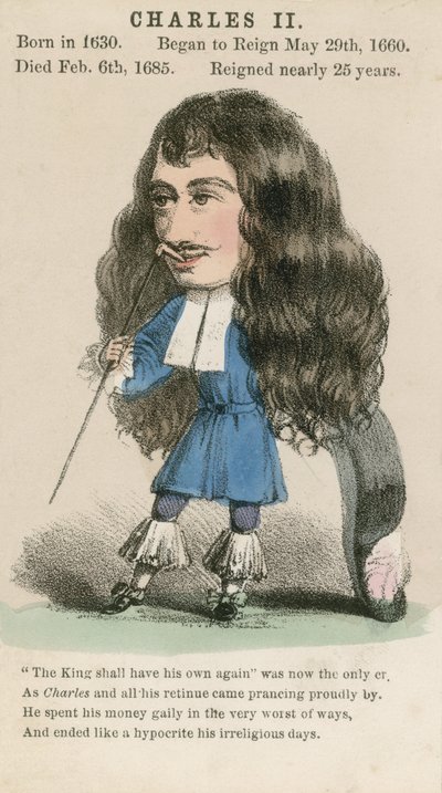 Kral II. Charles (su meraklısı) by English School