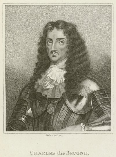 Kral II. Charles (gravür) by English School