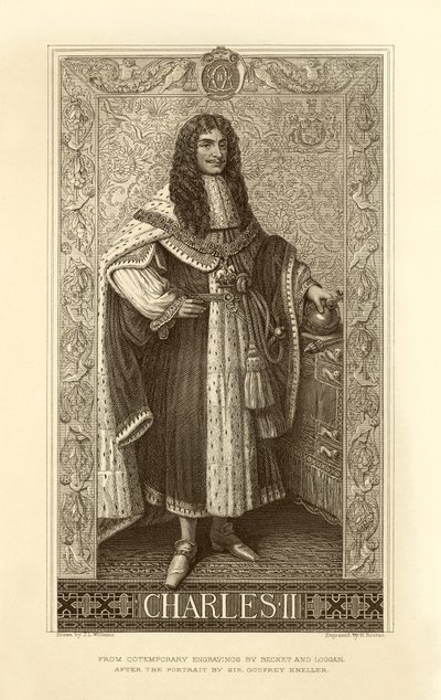Kral II. Charles by English School
