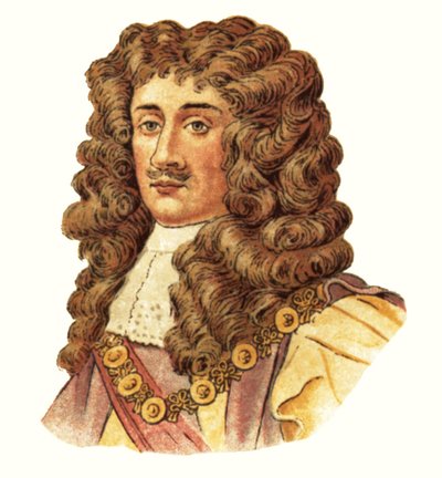 Kral II. Charles by English School