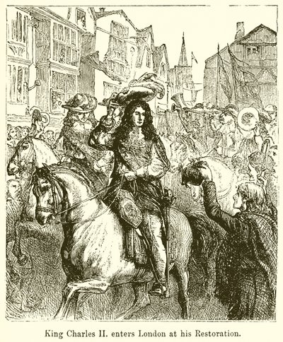 Kral II. Charles, Restorasyonunda Londra