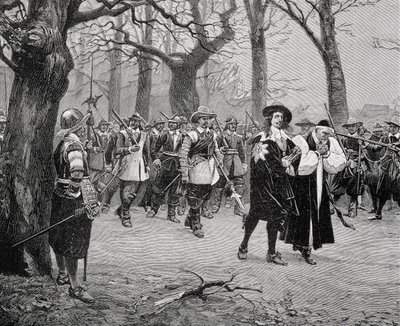 Kral I. Charles (1600-49), İnfaz Yolunda by English School