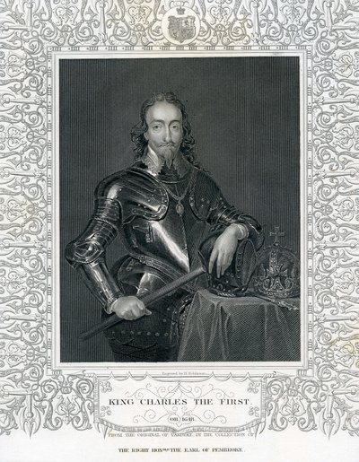Birinci Kral Charles, H. Robinson tarafından Van Dyck