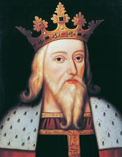 King Edward III (panelde yağ) by English School