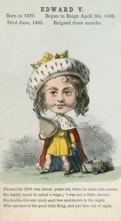Kral Edward V (su meraklısı) by English School